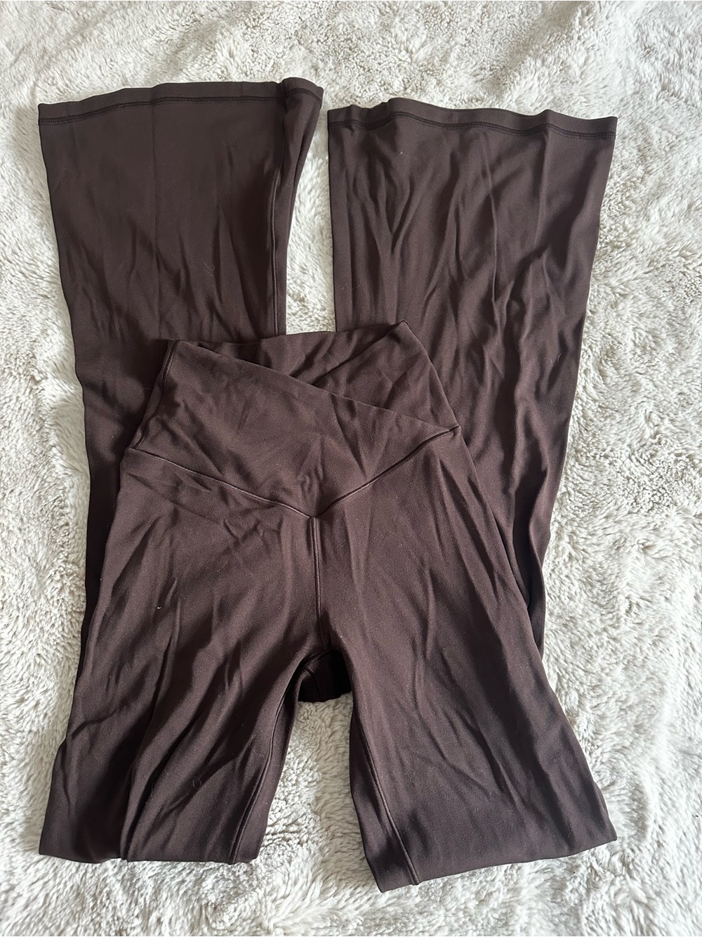 aerie Chocolate Brown Flare Leggings